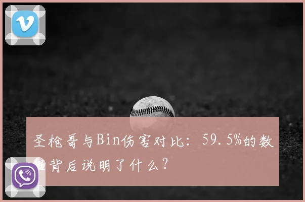 圣枪哥与Bin伤害对比:59.5%的数据背后说明了什么?
